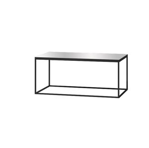 DEJEON konferenční stolek, černá/šedé sklo