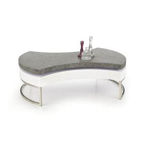 Konferenční stolek AUREA 2 bílá/šedá