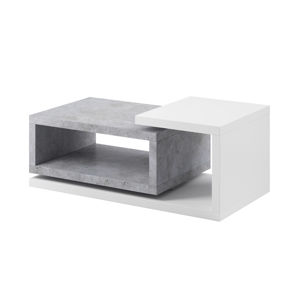 BOTA TYP 97 konferenční stolek, bílá/beton colorado