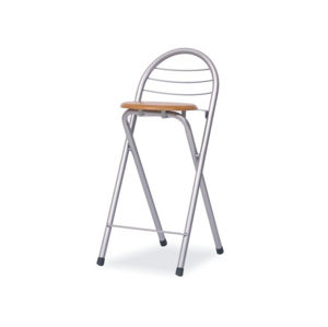 Barová židle MAXTON, dřevo v barvě buk/kov