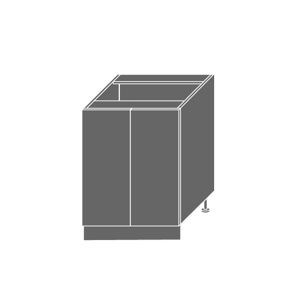 EMPORIUM, skříňka dolní D11 60, korpus: bílý, barva: light grey stone