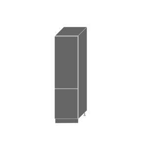 PLATINUM, skříňka pro vestavnou lednici D14DL 60, korpus: grey, barva: white stripes