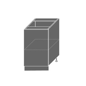 PLATINUM, skříňka dolní D1d 50, korpus: grey, barva: white stripes