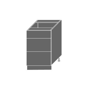 PLATINUM, skříňka dolní D3m 50, korpus: grey, barva: white