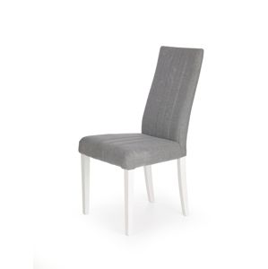 Jídelní židle DIEGO, bílá/světle šedá