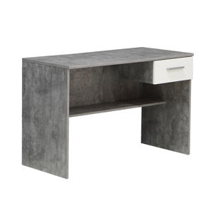 Psací stůl LUPO LPB20, beton/bílá