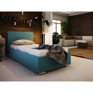 Čalouněná postel SOFIE 5 80X200 cm, modrá látka
