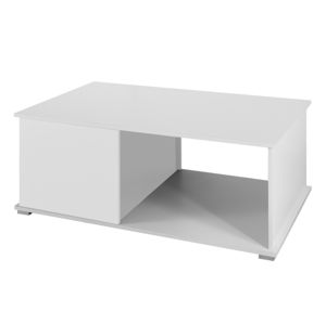 Konferenční stolek GORDIA, bílá/bílý lesk