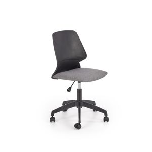 Dětská kancelářská židle RILIMA, šedá/černá