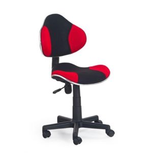 Dětská židle FLASH, černá/červená
