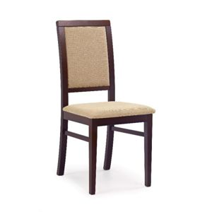 Jídelní židle SYLWEK 1, ořech tmavý/látka