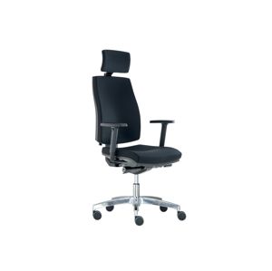 Kancelářská židle JOB s podhlavníkem, černá