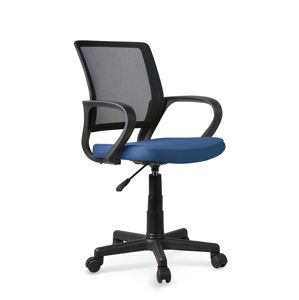 Dětská kancelářská židle JOEL, modro-černá