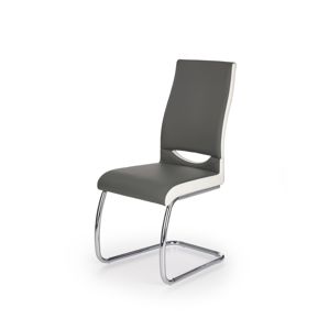 Jídelní židle K-259 šedá/bílá