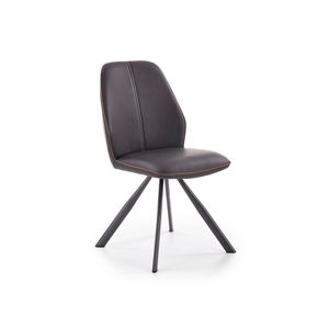 Jídelní židle K-319, černo-hnědá