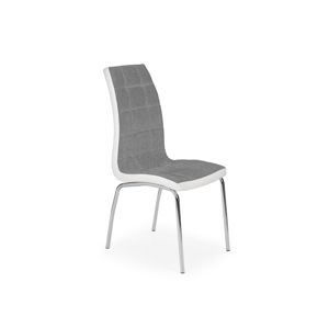 Jídelní židle K-347, šedá/bílá