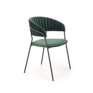 Jídelní židle LEANA, tmavě zelená
