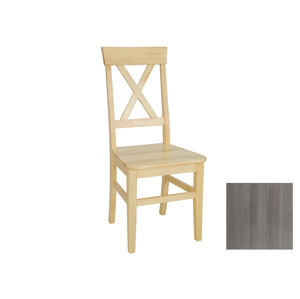 Jídelní židle TIRSULI, masiv borovice/moření šedé