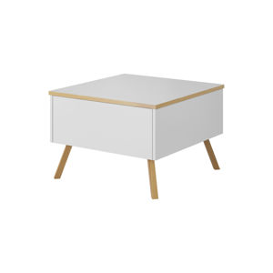 LIMA konfereční stolek, bílá/dub wotan