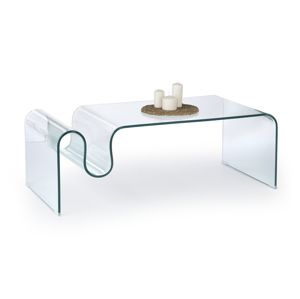 Konferenční stolek LIVONIA, čiré sklo