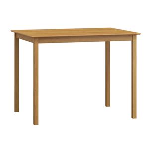 Stůl DASHEN 1, 110 x 60 cm, masiv borovice, moření olše