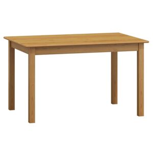 Stůl DASHEN 8, 140/200 x 90 cm, masiv borovice, moření dub