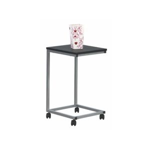 CHINENSIS odkládací stolek, černá/stříbrná