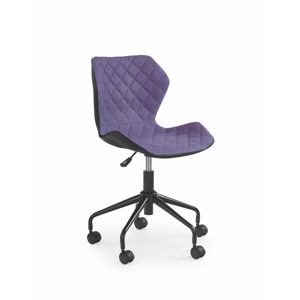 Dětská židle MATRIX, černá/fialová