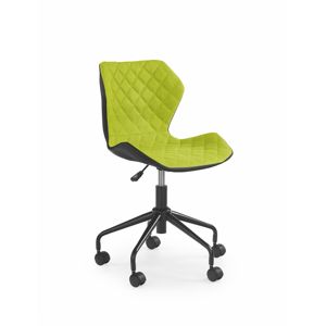 Dětská židle DENEB, černá/zelená