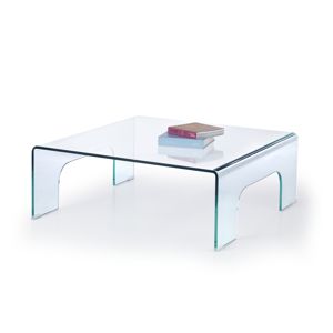 Konferenční stolek  MELISA, čiré sklo