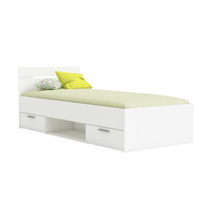 MICHIGAN postel 90x200 cm, bílá
