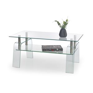 Konferenční stolek NAOMI, čiré sklo