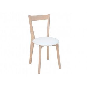 Židle IKKA dub sonoma/bílá (TX069/TK1089 ekokůže)