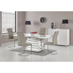 Jídelní stůl rozkládací ONYX, 160/200x90 cm, bílý