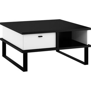 Konferenční stolek ORSOLA 2SK, černá/bílá