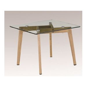 PEDREK 1 konferenční stolek, sklo/kov