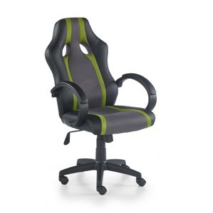 Kancelářské křeslo RADIX fotel, šedá/zelená