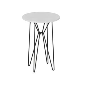 RUBEN odkládací stolek, bílá/černá