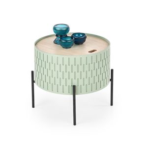Kulatý odkládací stolek SINTRA, zelená