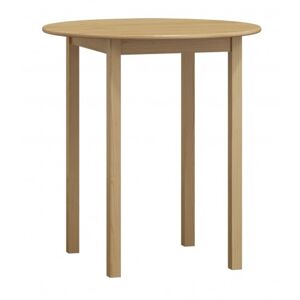Stůl DASHEN 3, průměr 80 cm, masiv borovice