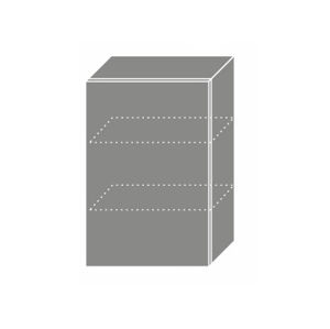 PLATINUM, skříňka horní W2 50, korpus: grey, barva: black stripes