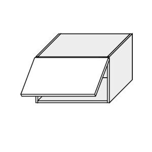 FOLLY, skříňka horní W4b 60, graphite/bílá