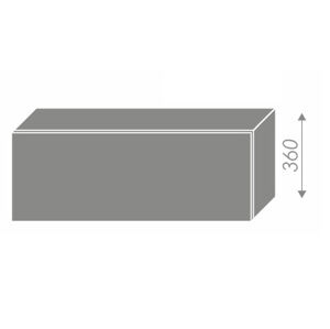 TITANIUM, horní skříňka W4b 90 AV HK, korpus: grey, barva: fino černé