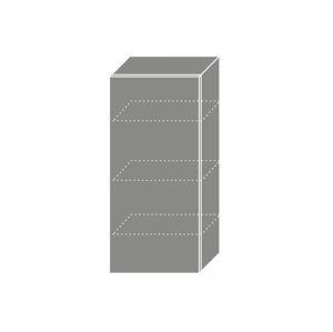 TITANIUM, skříňka horní W4 45, korpus: bílý, barva: fino černé