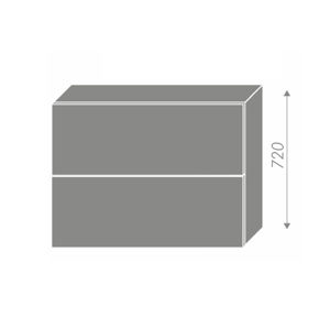 TITANIUM, horní skříňka W8B 90 AV, korpus: grey, barva: fino bílé