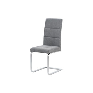 Jídelní židle B931N GREY2, šedá látka/chrom 