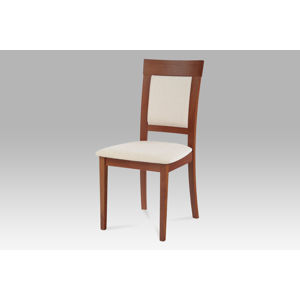 Jídelní židle BC-3960 TR3, třešeň/krémový p