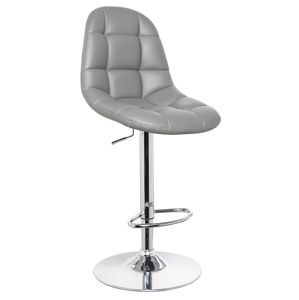 Barová židle KROKUS C-198, šedá