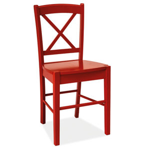 Jídelní židle AVERKIO, červená