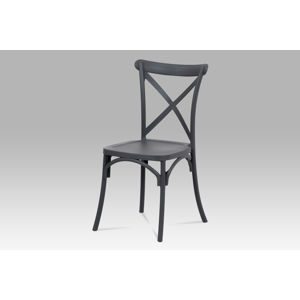 Jídelní židle CT-830 GREY, šedý plast